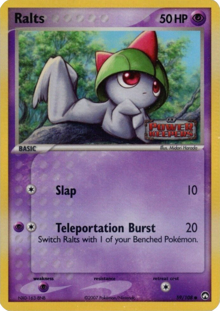 Ralts (59/108) (Stamped) [EX: Power Keepers] | Game Haven TX