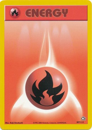 Fire Energy (107/111) [Neo Genesis Unlimited] | Game Haven TX