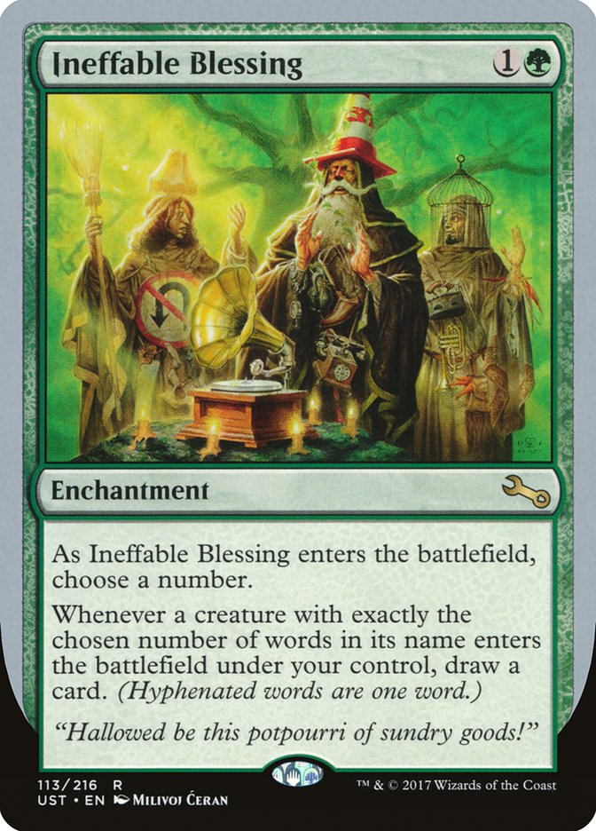 Ineffable Blessing [Unstable] | Game Haven TX
