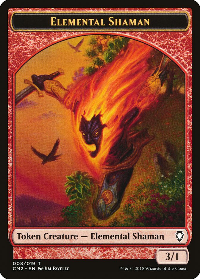 Elemental Shaman Token [Commander Anthology Volume II Tokens] | Game Haven TX