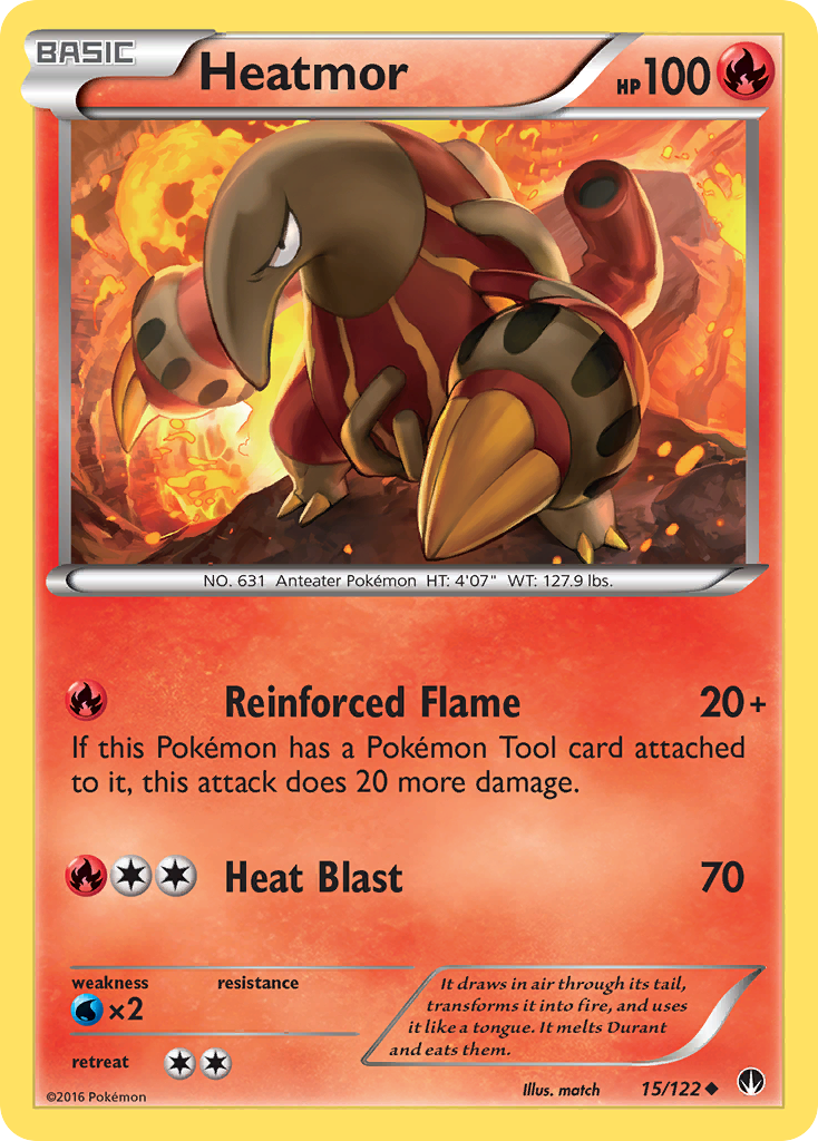 Heatmor (15/122) [XY: BREAKpoint] | Game Haven TX