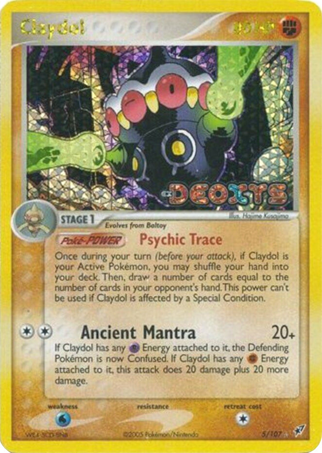 Claydol (5/107) (Stamped) [EX: Deoxys] | Game Haven TX