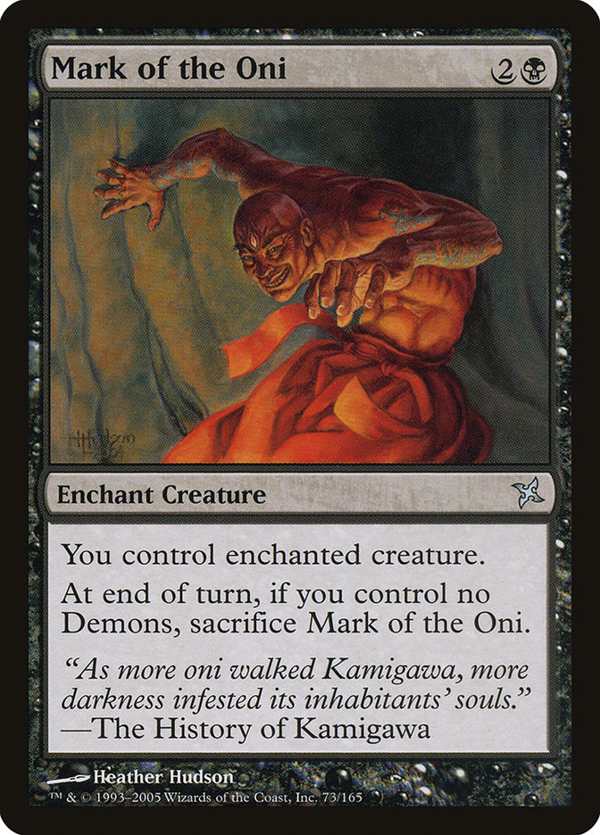 Mark of the Oni [Betrayers of Kamigawa] | Game Haven TX