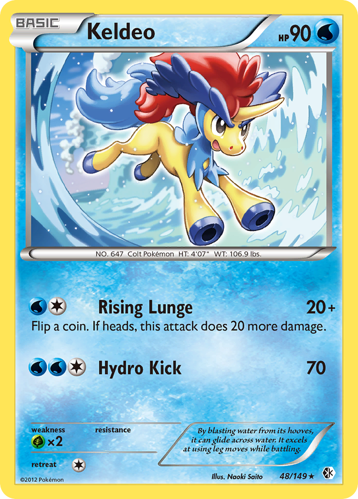 Keldeo (48/149) [Black & White: Boundaries Crossed] | Game Haven TX