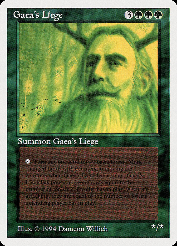 Gaea's Liege [Summer Magic / Edgar] | Game Haven TX