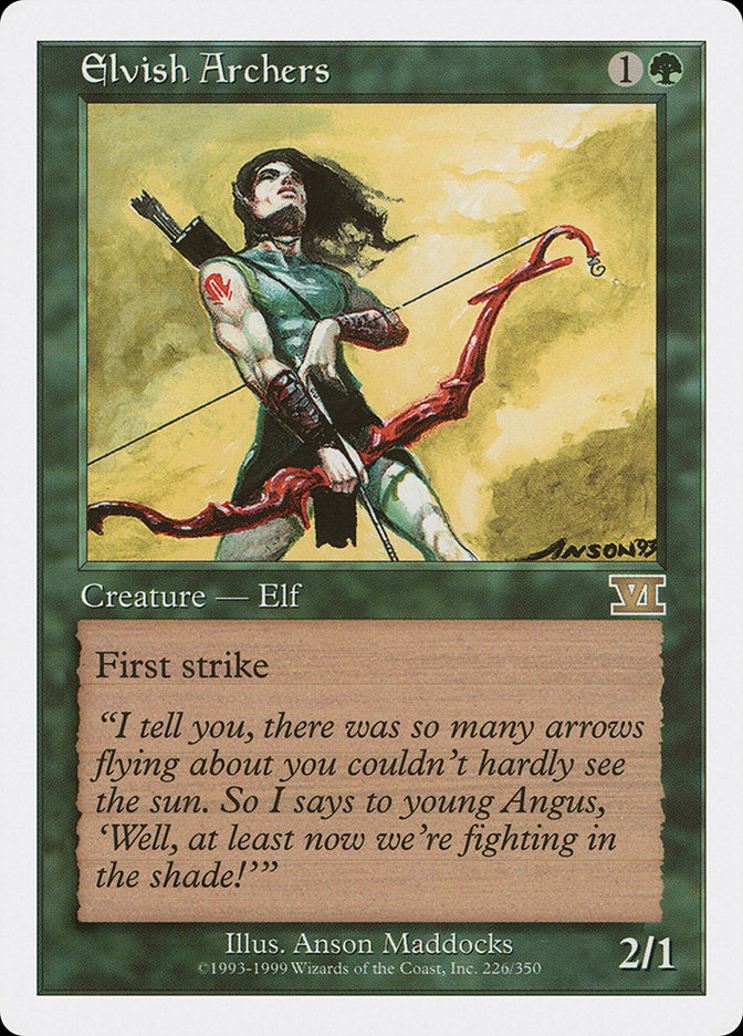 Elvish Archers [Classic Sixth Edition] | Game Haven TX