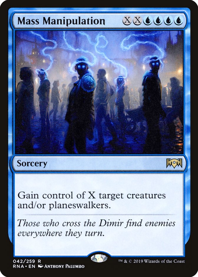 Mass Manipulation [Ravnica Allegiance] | Game Haven TX