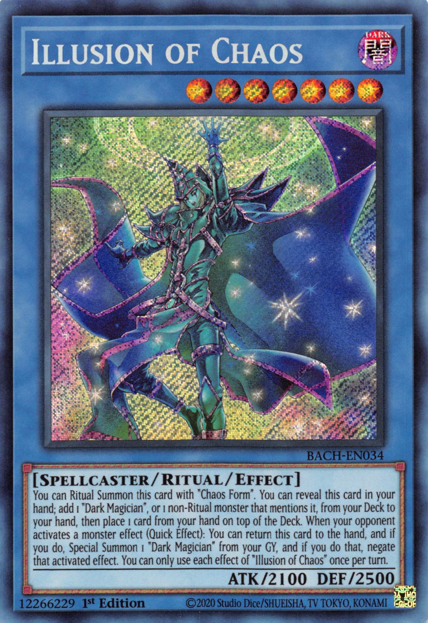 Illusion of Chaos [BACH-EN034] Starlight Rare | Game Haven TX