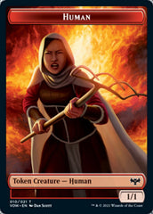 Insect // Human (010) Double-sided Token [Innistrad: Crimson Vow Tokens] | Game Haven TX