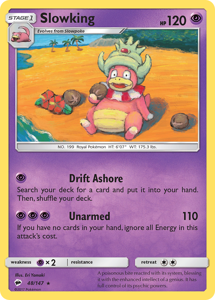 Slowking (48/147) [Sun & Moon: Burning Shadows] | Game Haven TX
