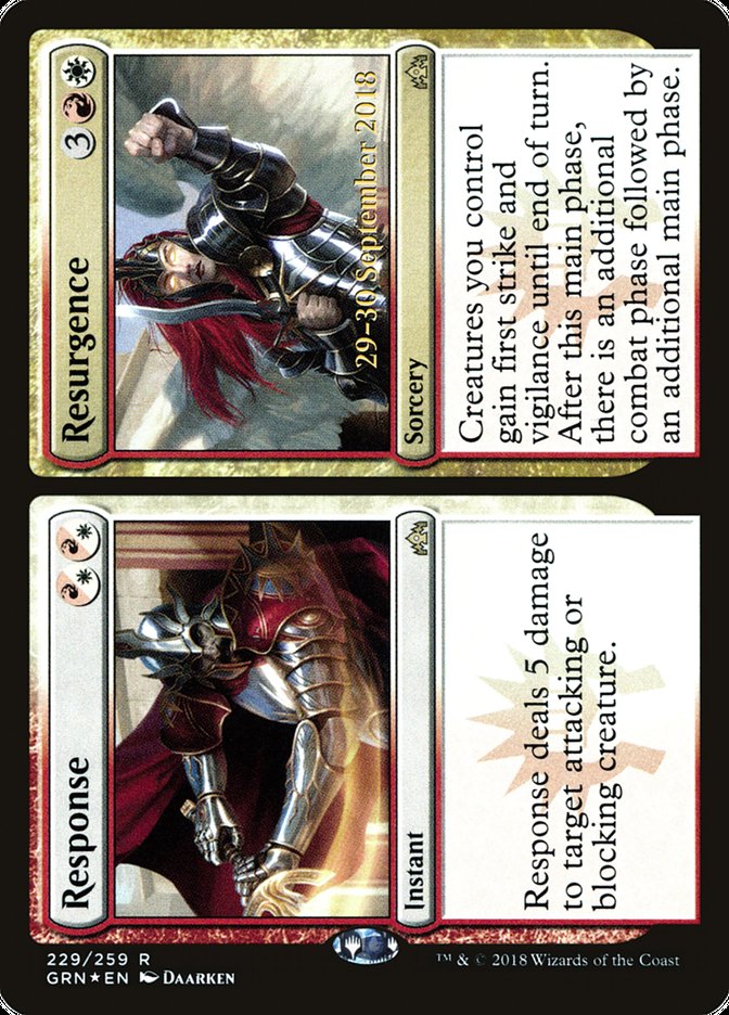 Response // Resurgence [Guilds of Ravnica Promos] | Game Haven TX