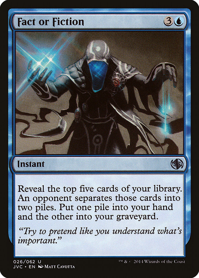Fact or Fiction [Duel Decks Anthology: Jace vs. Chandra] | Game Haven TX