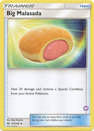 Big Malasada (114/149) (Deck Exclusive #27) [Sun & Moon: Trainer Kit - Alolan Sandslash] | Game Haven TX