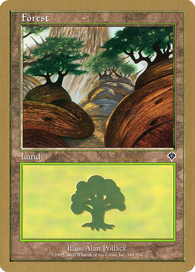 Forest (jt349a) (Jan Tomcani) [World Championship Decks 2001] | Game Haven TX