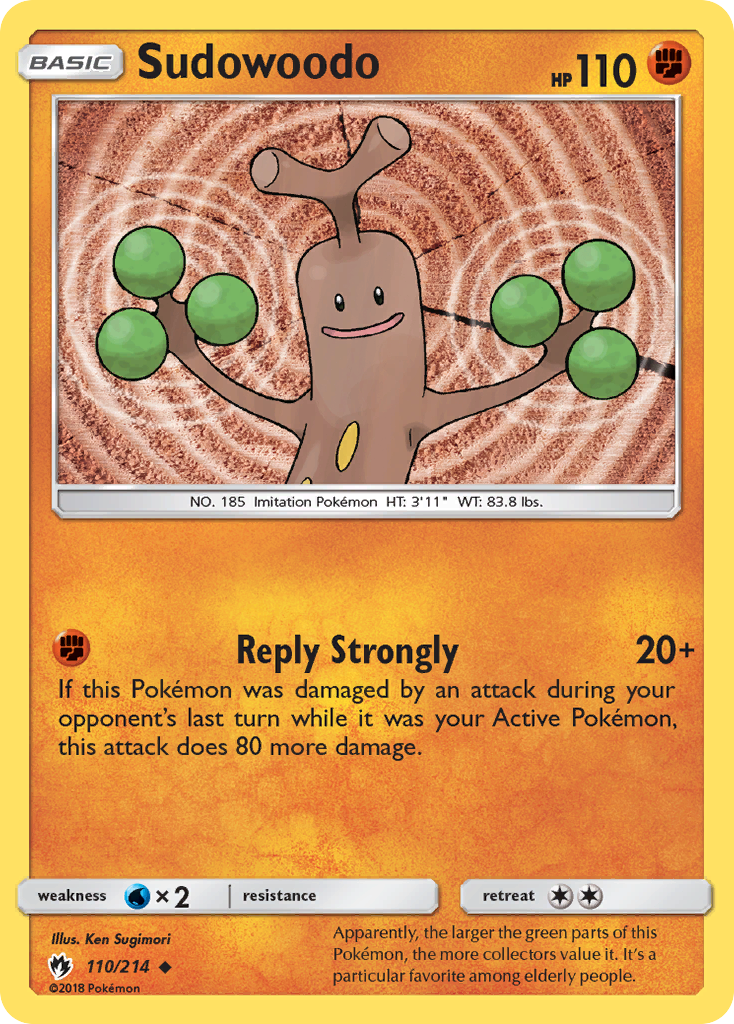 Sudowoodo (110/214) [Sun & Moon: Lost Thunder] | Game Haven TX