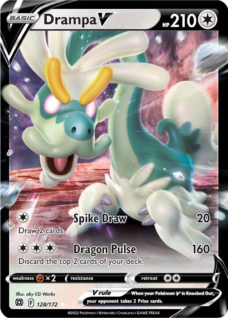 Drampa V (128/172) [Sword & Shield: Brilliant Stars] | Game Haven TX