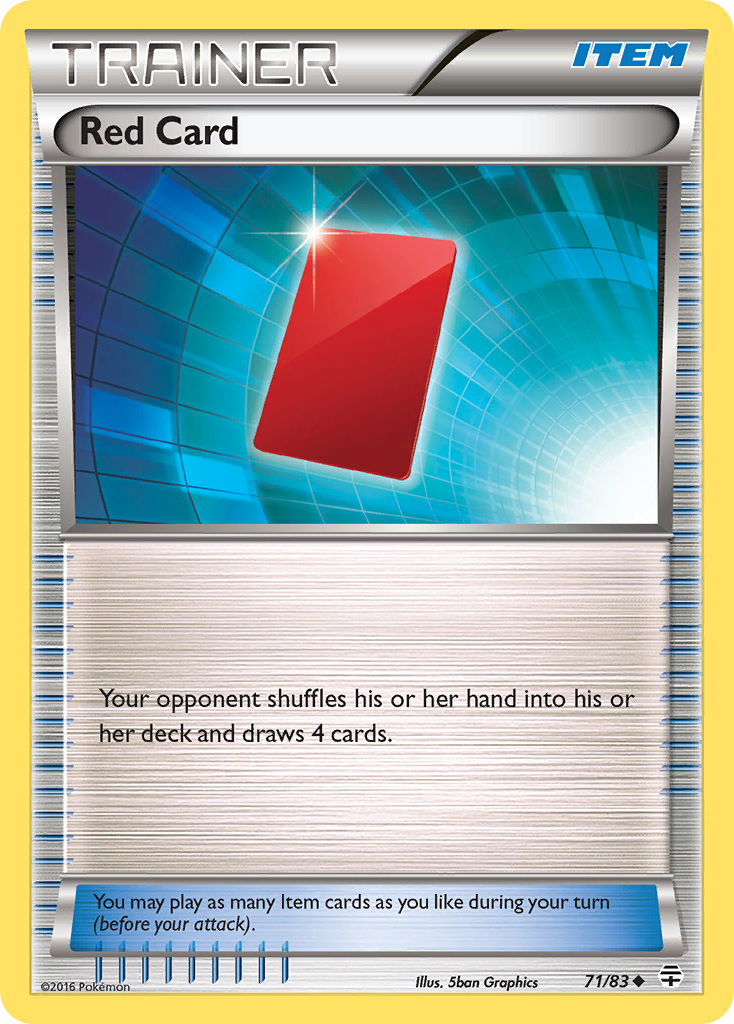 Red Card (71/83) [XY: Generations] | Game Haven TX