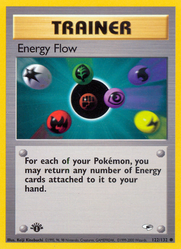 Energy Flow (122/132) [Gym Heroes 1st Edition] | Game Haven TX