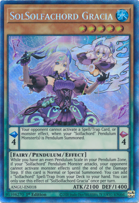 SolSolfachord Gracia (Collector's Rare) [ANGU-EN018] Collector's Rare | Game Haven TX