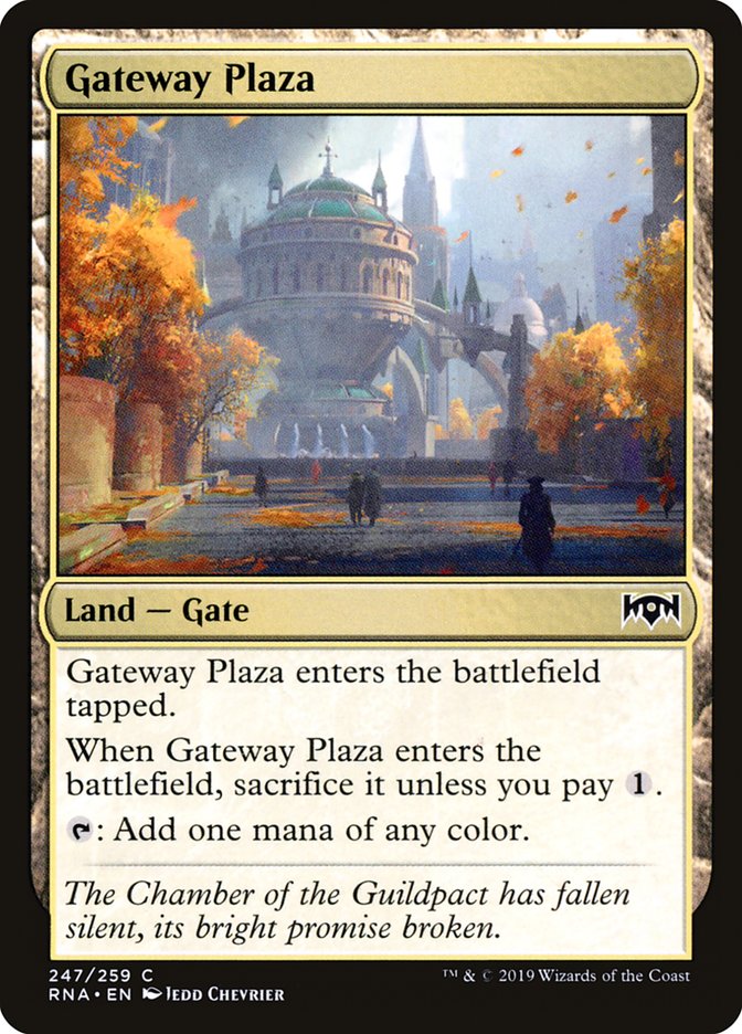 Gateway Plaza [Ravnica Allegiance] | Game Haven TX