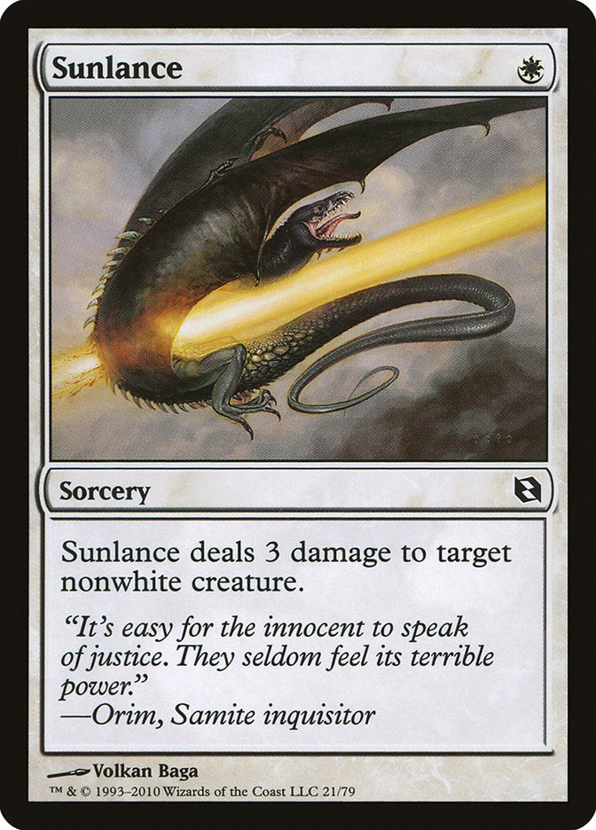 Sunlance [Duel Decks: Elspeth vs. Tezzeret] | Game Haven TX