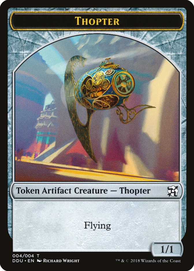Thopter (004/004) [Duel Decks: Elves vs. Inventors Tokens] | Game Haven TX