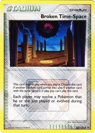 Broken Time Space (104/127) (League Promo) [Platinum: Base Set] | Game Haven TX