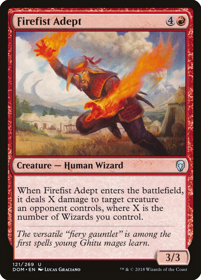 Firefist Adept [Dominaria] | Game Haven TX