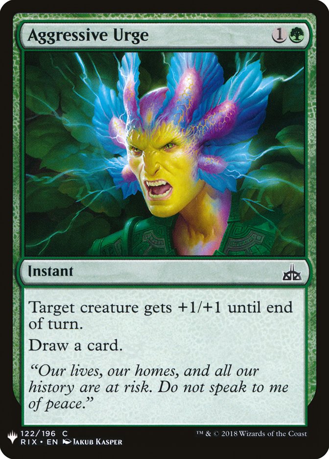 Aggressive Urge [Mystery Booster] | Game Haven TX