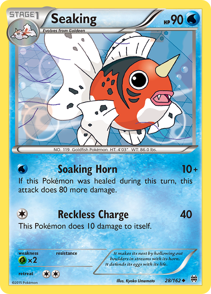 Seaking (28/162) [XY: BREAKthrough] | Game Haven TX