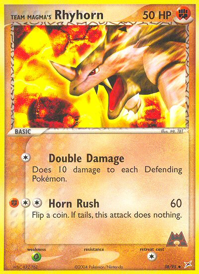 Team Magma's Rhyhorn (38/95) [EX: Team Magma vs Team Aqua] | Game Haven TX