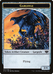 Gargoyle // Elf Warrior Double-sided Token [Commander 2014 Tokens] | Game Haven TX