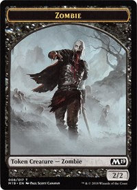 Zombie // Goblin Double-sided Token (Game Night) [Core Set 2019 Tokens] | Game Haven TX
