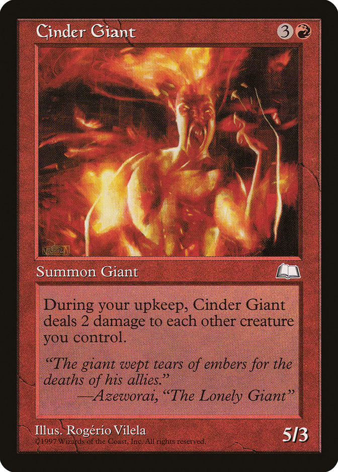 Cinder Giant [Weatherlight] | Game Haven TX