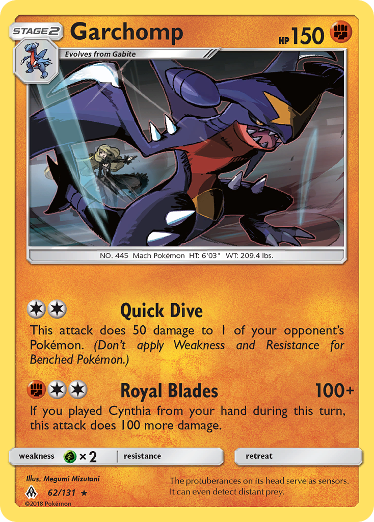 Garchomp (62/131) [Sun & Moon: Forbidden Light] | Game Haven TX