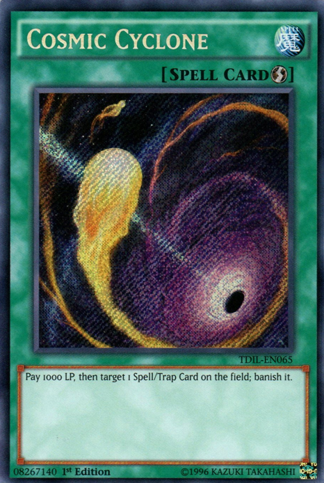 Cosmic Cyclone [TDIL-EN065] Secret Rare | Game Haven TX