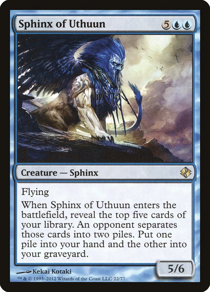 Sphinx of Uthuun [Duel Decks: Venser vs. Koth] | Game Haven TX