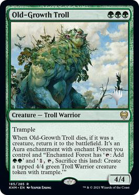 Old-Growth Troll [Kaldheim Promo Pack] | Game Haven TX