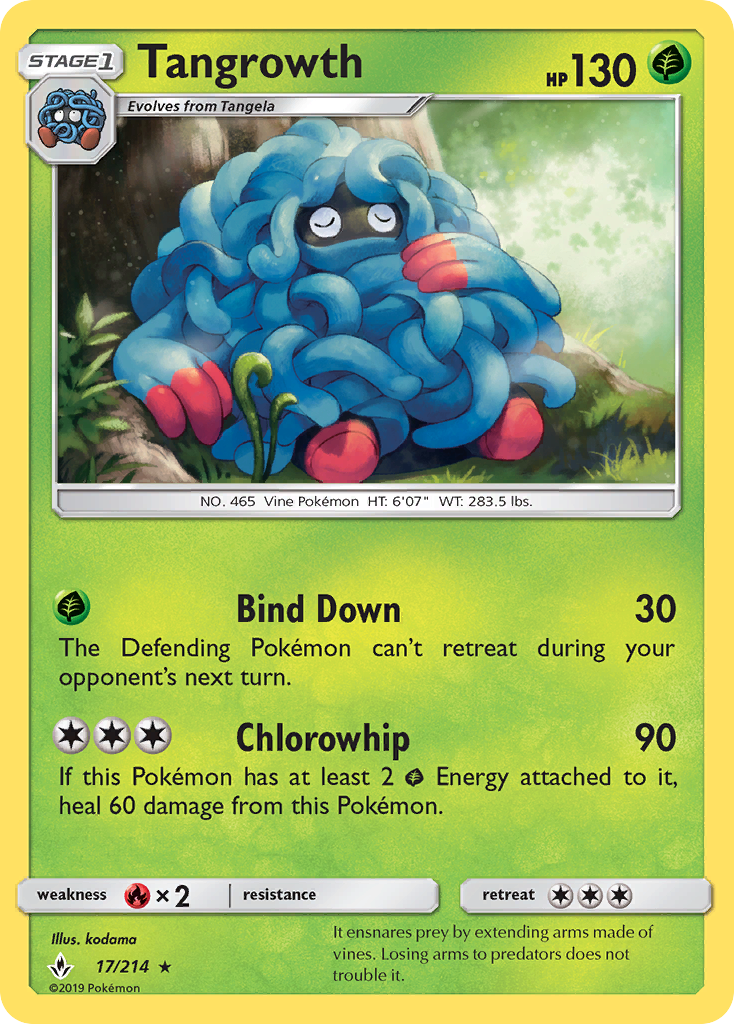 Tangrowth (17/214) [Sun & Moon: Unbroken Bonds] | Game Haven TX