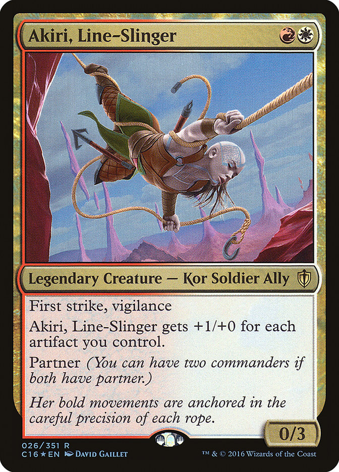 Akiri, Line-Slinger [Commander 2016] | Game Haven TX