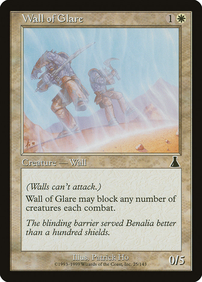 Wall of Glare [Urza's Destiny] | Game Haven TX