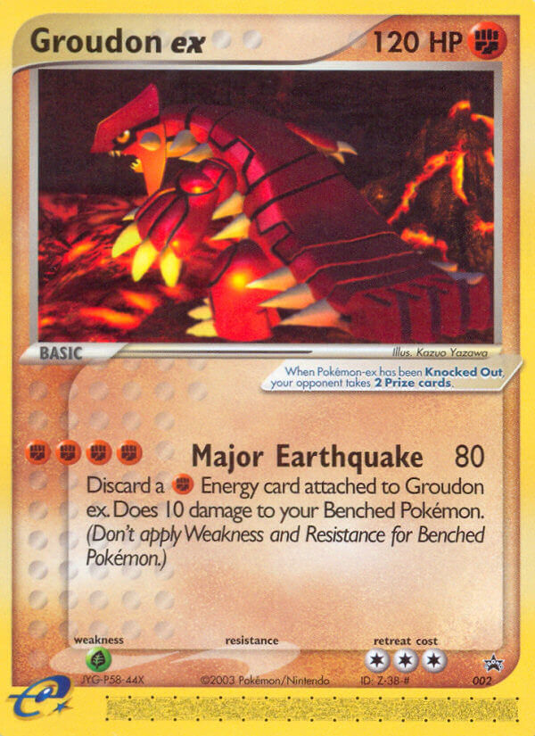 Groudon ex (002) [Nintendo: Black Star Promos] | Game Haven TX