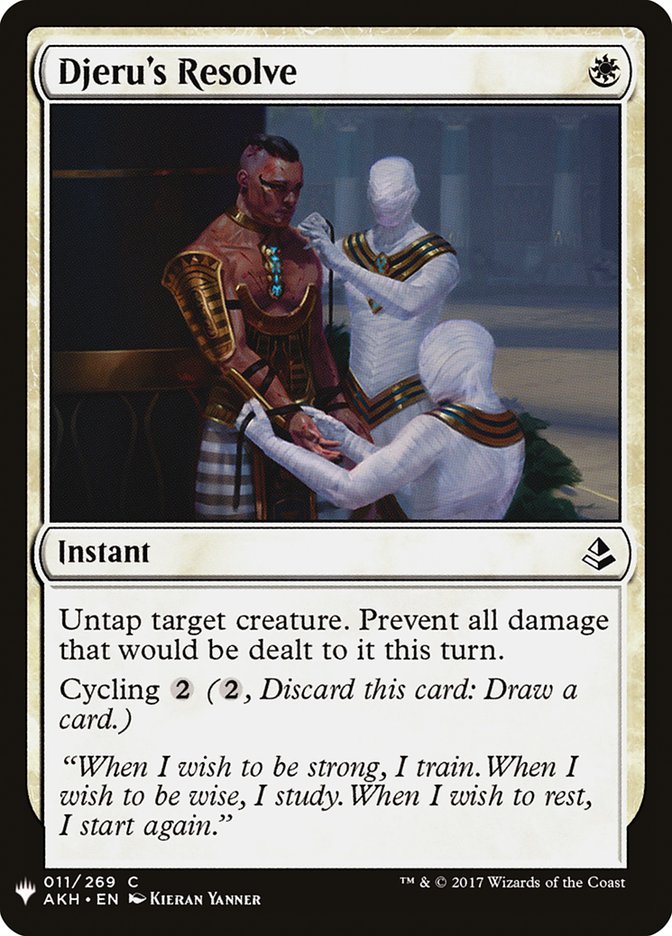 Djeru's Resolve [Mystery Booster] | Game Haven TX