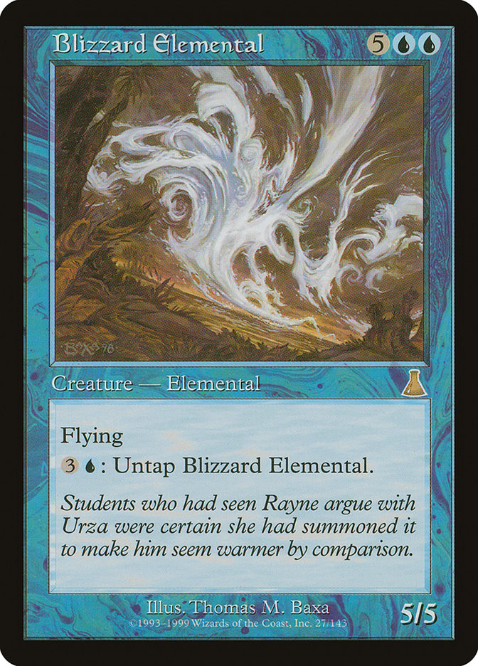 Blizzard Elemental [Urza's Destiny] | Game Haven TX