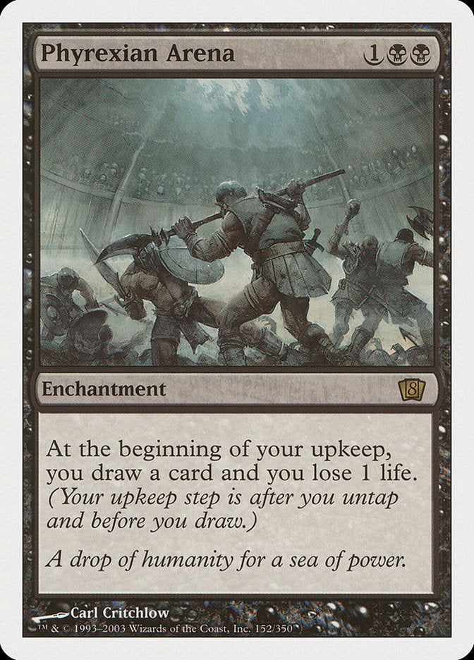 Phyrexian Arena [Eighth Edition] | Game Haven TX