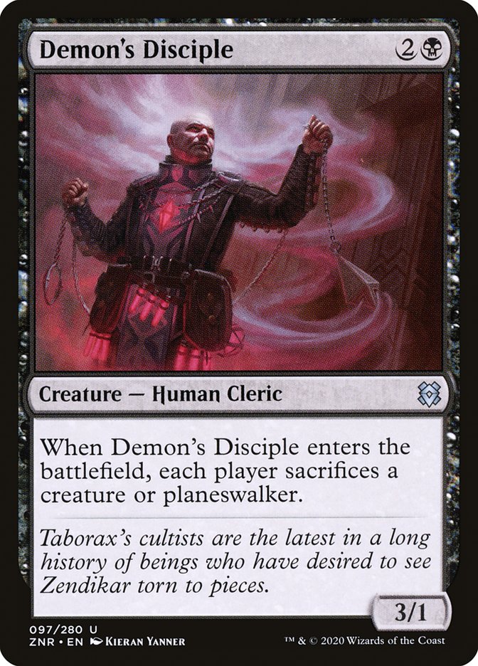 Demon's Disciple [Zendikar Rising] | Game Haven TX