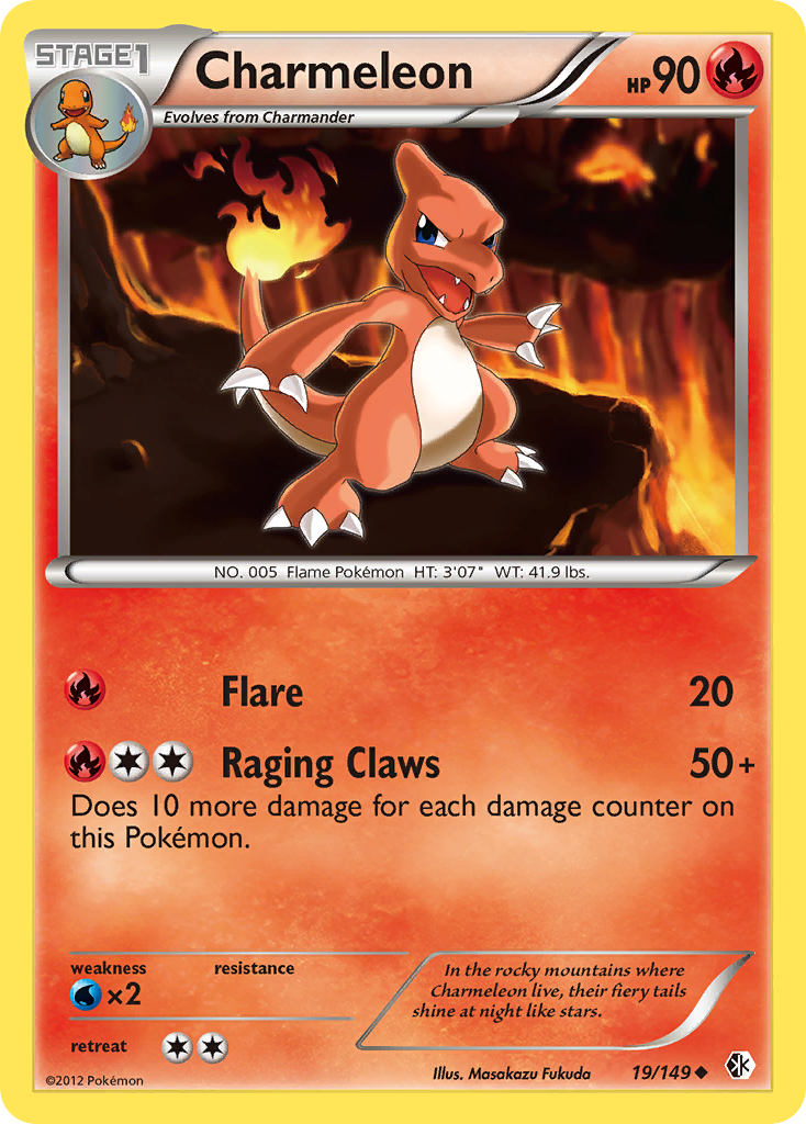 Charmeleon (19/149) [Black & White: Boundaries Crossed] | Game Haven TX
