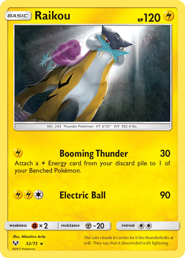 Raikou (32/73) [Sun & Moon: Shining Legends] | Game Haven TX