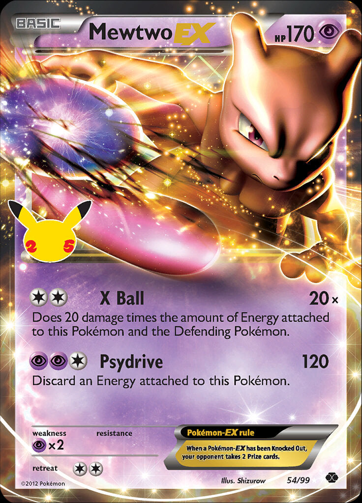 Mewtwo EX (54/99) [Celebrations: 25th Anniversary - Classic Collection] | Game Haven TX