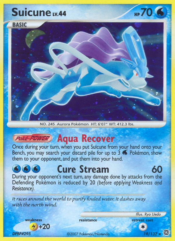 Suicune (19/132) [Diamond & Pearl: Secret Wonders] | Game Haven TX